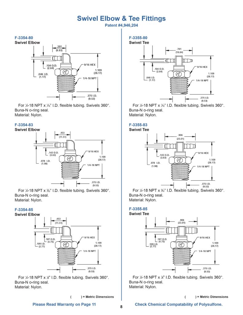 Swivel Elbow – Pneumatic Systems